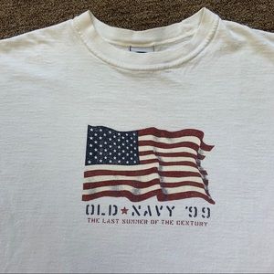 Vintage 999 Old Navy American Flag 